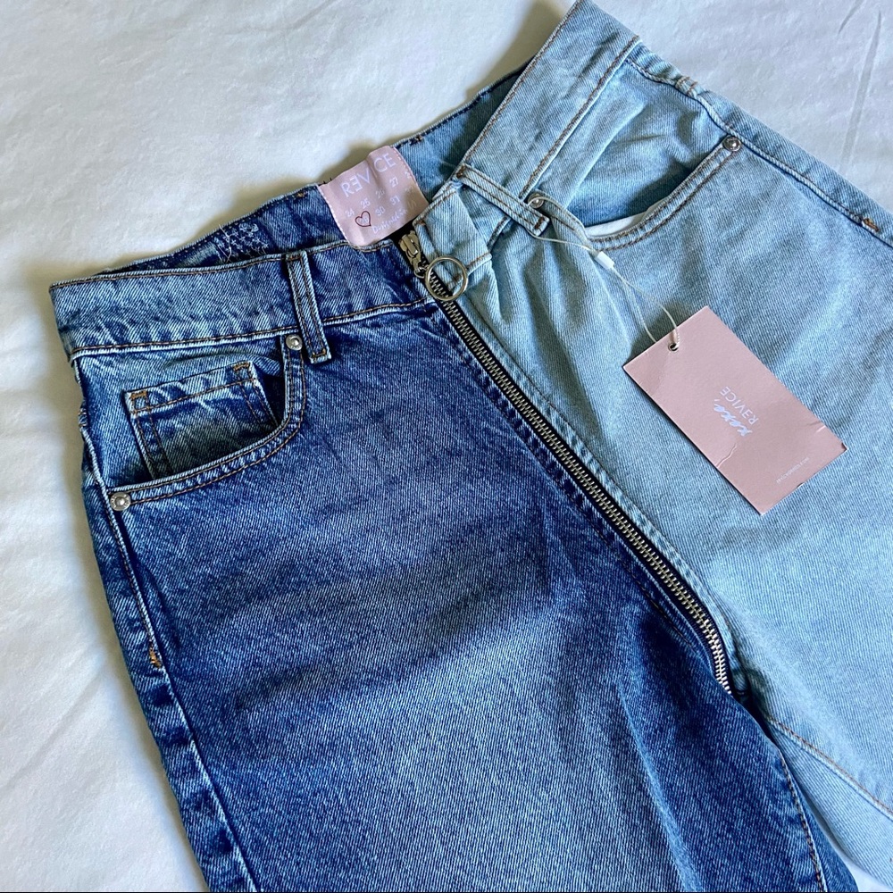 REVICE Yin Yang Crop Jeans